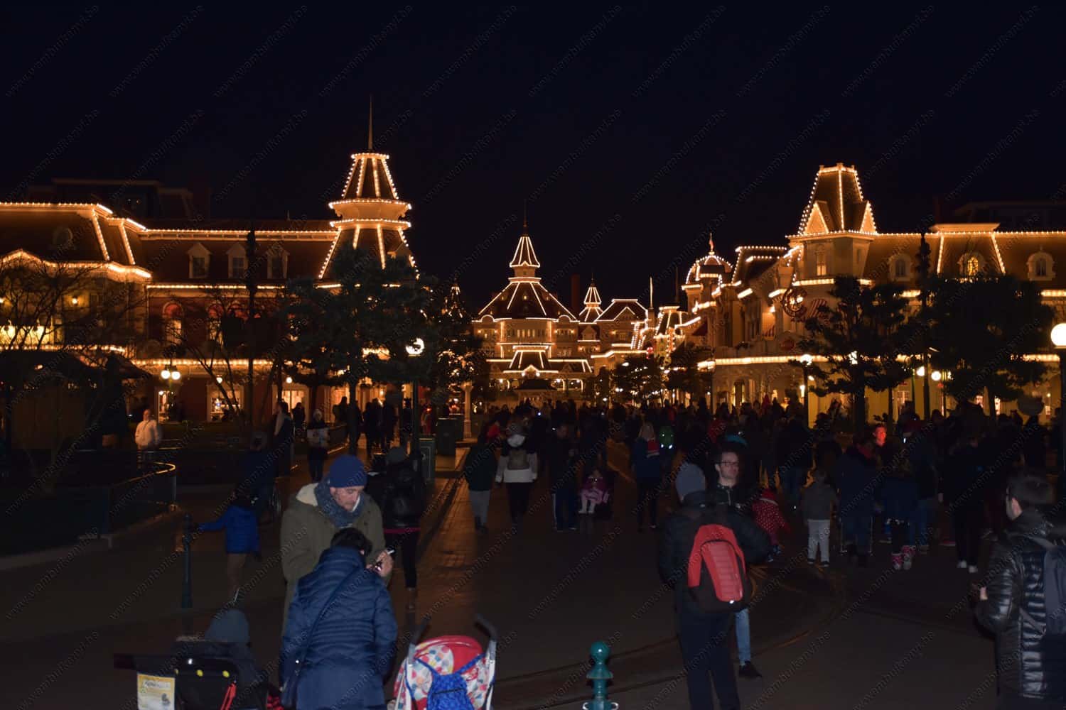 Disneyland Paris at Night