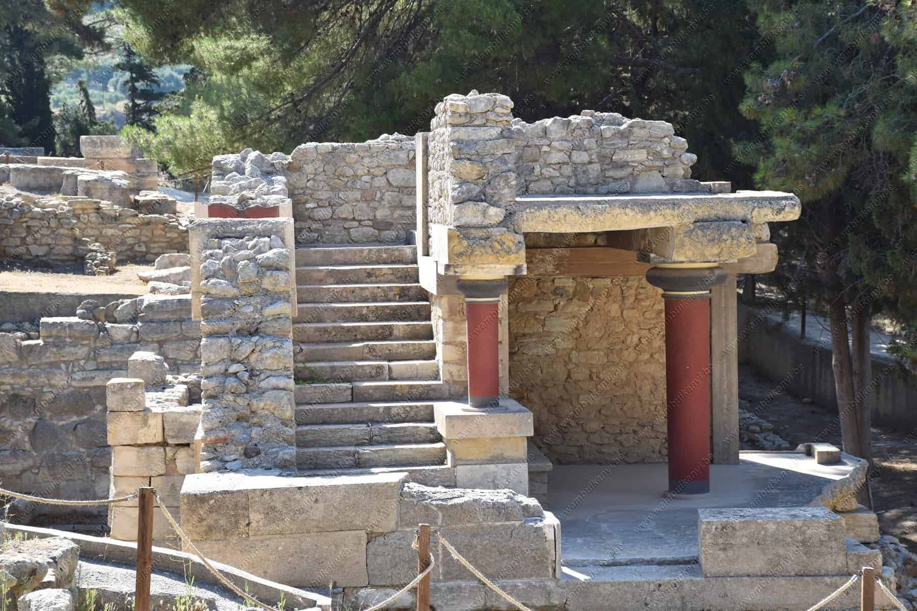 Ancient Ruins in Crete Island